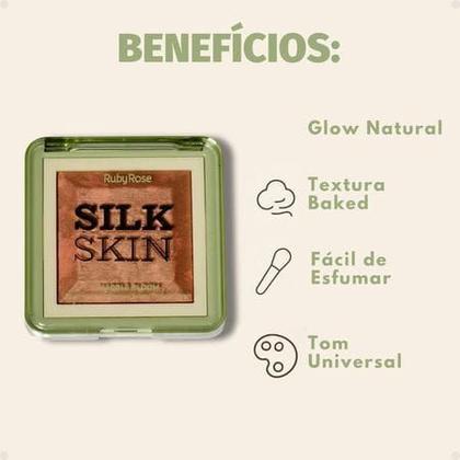 Imagem de Blush Ruby Rose Marble Bloom Silk Skin Pure Honey Hb-F1001-3