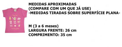 Imagem de Blusinha bebê em algodão com bordado estampa M (3 a 6 meses)