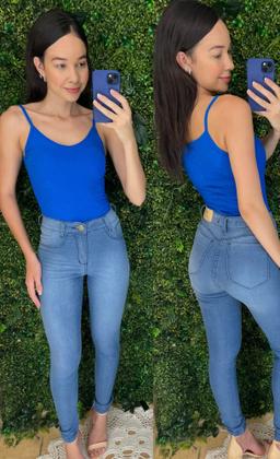 Imagem de Blusinha com bojo- Blusa alcinha-Blusinha canelada