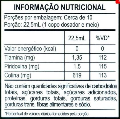 Imagem de Bmf Amargo 240ml Contra gordura no fígado 32 Doses B1 B6 B8
