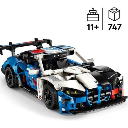 Imagem de Bmw M4 Gt3 EVO 747 Peças Asphalt Legends Technic 42226 Lego