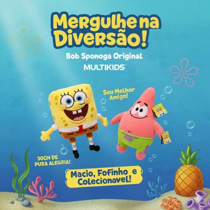 Imagem de Bob Esponja e Patrick de Pelúcia 30cm Macio e Fofinho Infantil Decoração Brinquedos