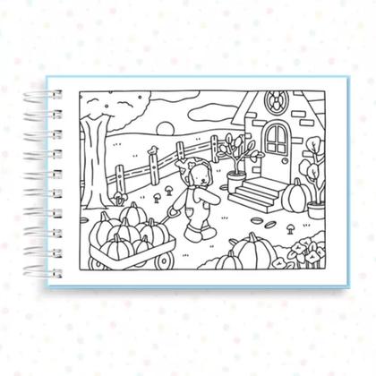 Imagem de Bobbie Goods Livro de Colorir Encadernado - 50 folhas CAPA DURA