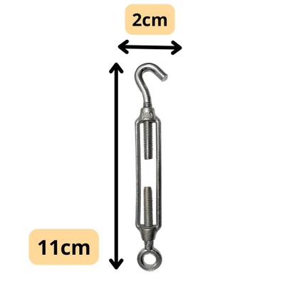 Imagem de Bobina 50M Cabo Aço 6x7 Revestido PVC 1/8 + 10 Esticadores