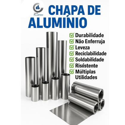 Imagem de Bobina chapa Folha Alumínio Calha rufo telhado 30cm com 30M