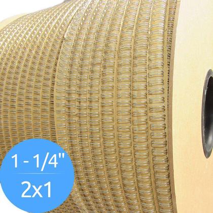 Imagem de Bobina de Garras de Duplo Anel Wire-o 2x1 1"1/4 270 Folhas Cor Prata