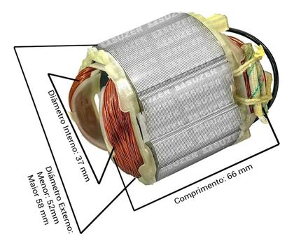 Imagem de Bobina Estator Para Furadeira Hobby Bosch 7081 110V