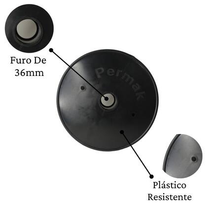 Imagem de Bobina plastica grande Resistente reforçada para fios cordas cabos linhas em geral Carretel