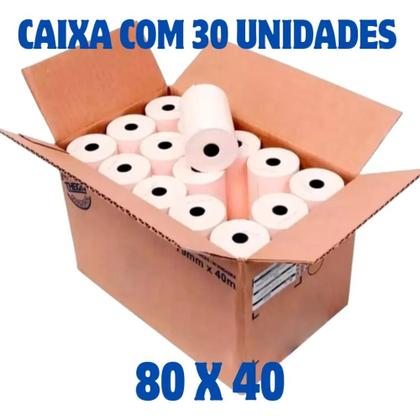 Imagem de Bobina termica grespan impres 80x40 c/30 unid