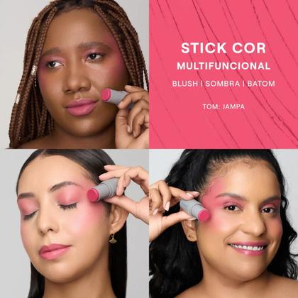 Imagem de Boca Rosa Stick Cor Multifuncional Jampa