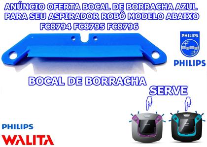 Imagem de Bocal De Borracha Azul de reposição para seu aspirador robô modelos Fc8794 Fc8796 Fc8795