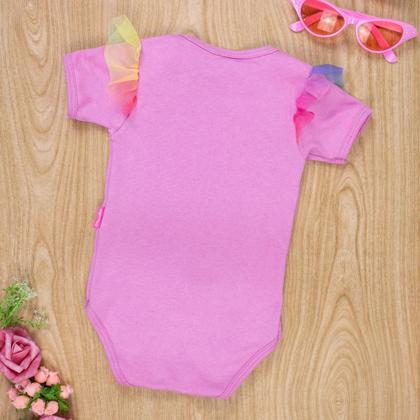 Imagem de Body Bebê Bailarina Rosa com Tule