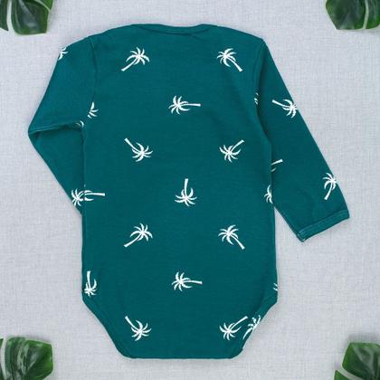 Imagem de Body Bebê Estampado Coqueiros - Ideal para o Enxoval Perfeito