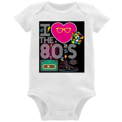 Imagem de Body Bebê I Love the 80's - Foca na Moda