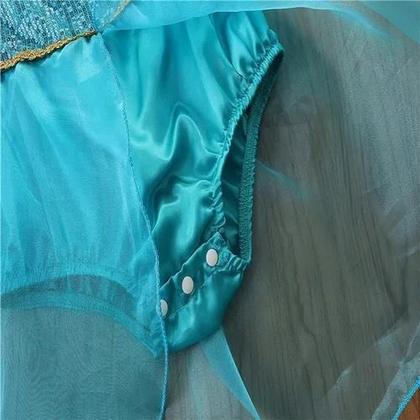 Imagem de Body Bebê Infantil Fantasia Princesa Jasmine Alladin