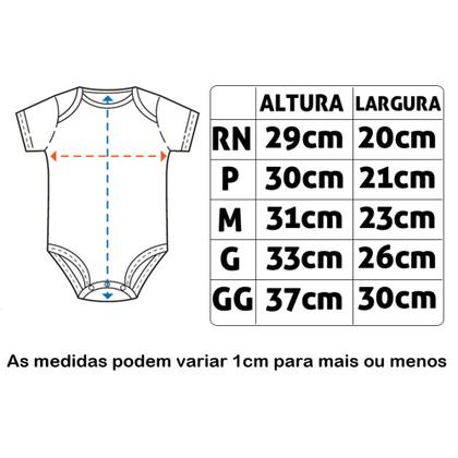 Imagem de Body Bebê Infantil Pai para Mim Tu És o Mundo - TAMANHO M