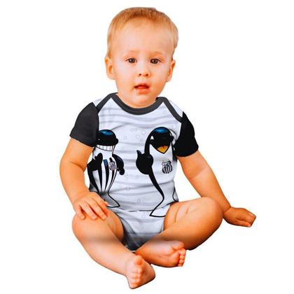 Imagem de Body Bebê Santos Mascote Baleia Oficial