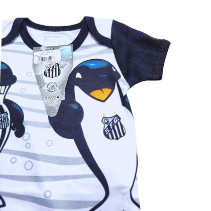 Imagem de Body Bebê Santos Mascote Baleia Oficial