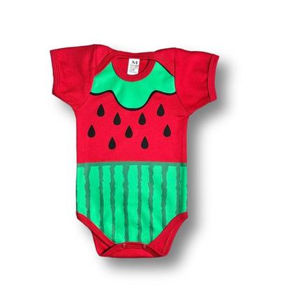 Imagem de Body Bebê Temático Melancia 100% Algodão.
