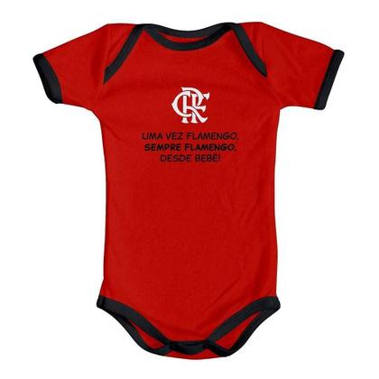 Imagem de Body Bebê Uma Vez Flamengo Sempre Flamengo Desde Berço