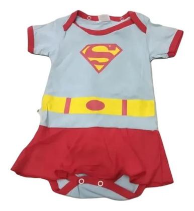 Imagem de Body Bodie Infantil Supergirl Mesversário com Capinha Maj017 BM