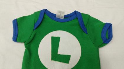 Imagem de Body Bodies Super Mario Luigi Mêsversário infantil Maj042 BM