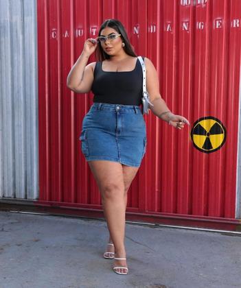 Imagem de Body Candy Collor Moda Plus Size Quadrada Tendência Verão
