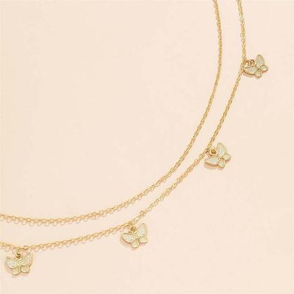 Imagem de Body Chain Corrente Cintura Strass Borboletas Delicado