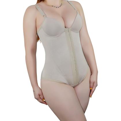 Imagem de Body Cinta Modelador Reforçado Com Bojo 6 Barbatanas  de Silicone