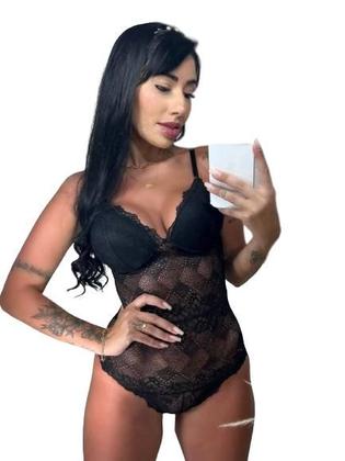 Imagem de Body com bojo em renda