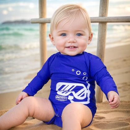 Imagem de Body com Filtro Solar UV50+ Bebê - Ideal para Praia e Sol