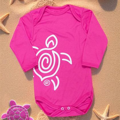 Imagem de Body com Filtro Solar UV50+ Bebê - Ideal para Praia e Sol