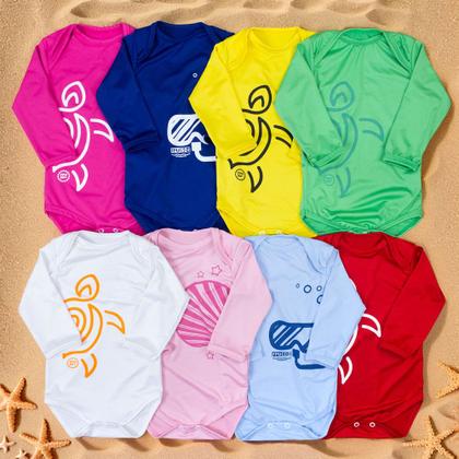 Imagem de Body com Filtro Solar UV50+ Bebê - Ideal para Praia e Sol