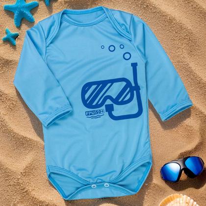 Imagem de Body com Filtro Solar UV50+ Bebê - Ideal para Praia e Sol