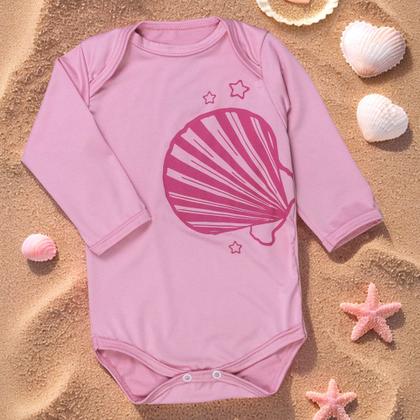 Imagem de Body com Filtro Solar UV50+ Bebê - Ideal para Praia e Sol