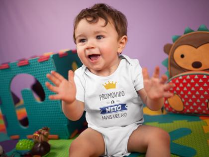 Imagem de Body do Bebê Promovido a Neto Mais Velho Branca