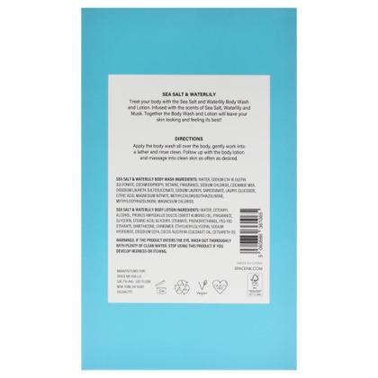 Imagem de Body Duo SpaceNk Beauty Space, sal marinho, nenúfar, 500 ml