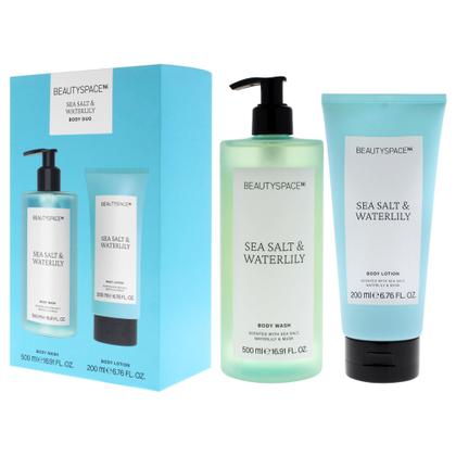 Imagem de Body Duo SpaceNk Beauty Space, sal marinho, nenúfar, 500 ml