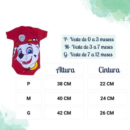 Imagem de Body Fantasia Marshall Bebe