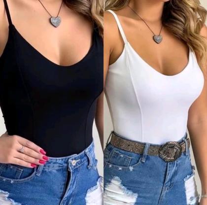Imagem de Body feminino alcinha com bojo