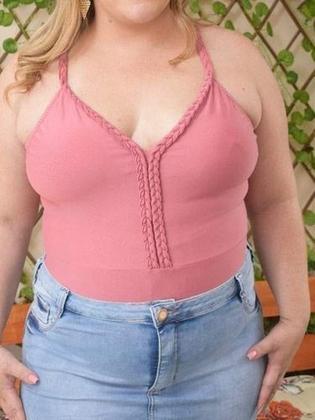 Imagem de Body Feminino Plus Size Cores Sortidas