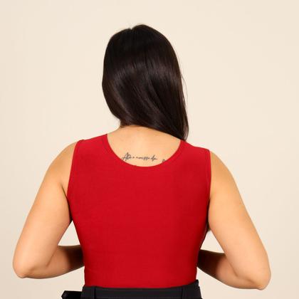 Imagem de Body Feminino Suplex Alça Larga Com Bojo Blogueira Tendência