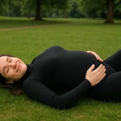 Imagem de Body Gestante tecido Suplex Romantic