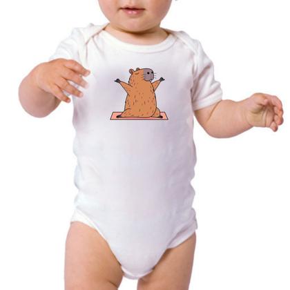 Imagem de Body infantil Capivara yoga