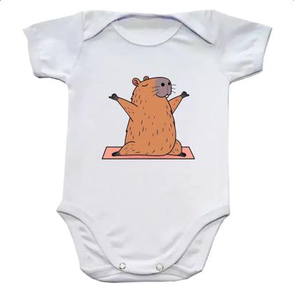 Imagem de Body infantil Capivara yoga