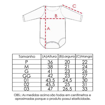 Imagem de Body Infantil com Proteção Solar UV 50+ Manga Longa Azul Real Vitho M