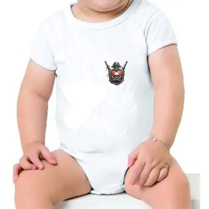 Imagem de Body intantil Brasao pirata 01