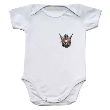 Imagem de Body intantil Brasao pirata 01