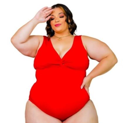 Imagem de Body Maio Feminino Costa Nua Alça Larga Moda Praia Plus Size