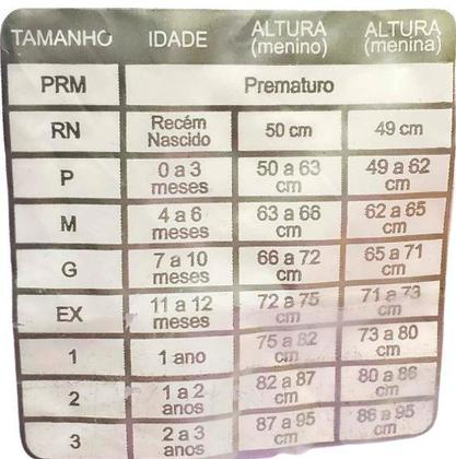 Imagem de  Body manga longa bebê feminino em Sued